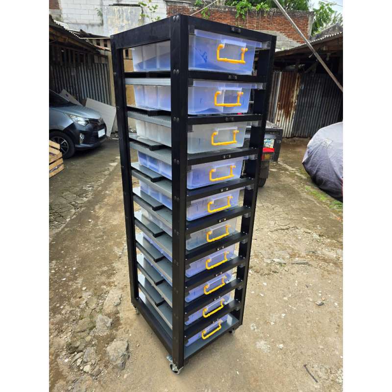 Rak Ball Python 10 Slot Kokoh Premium