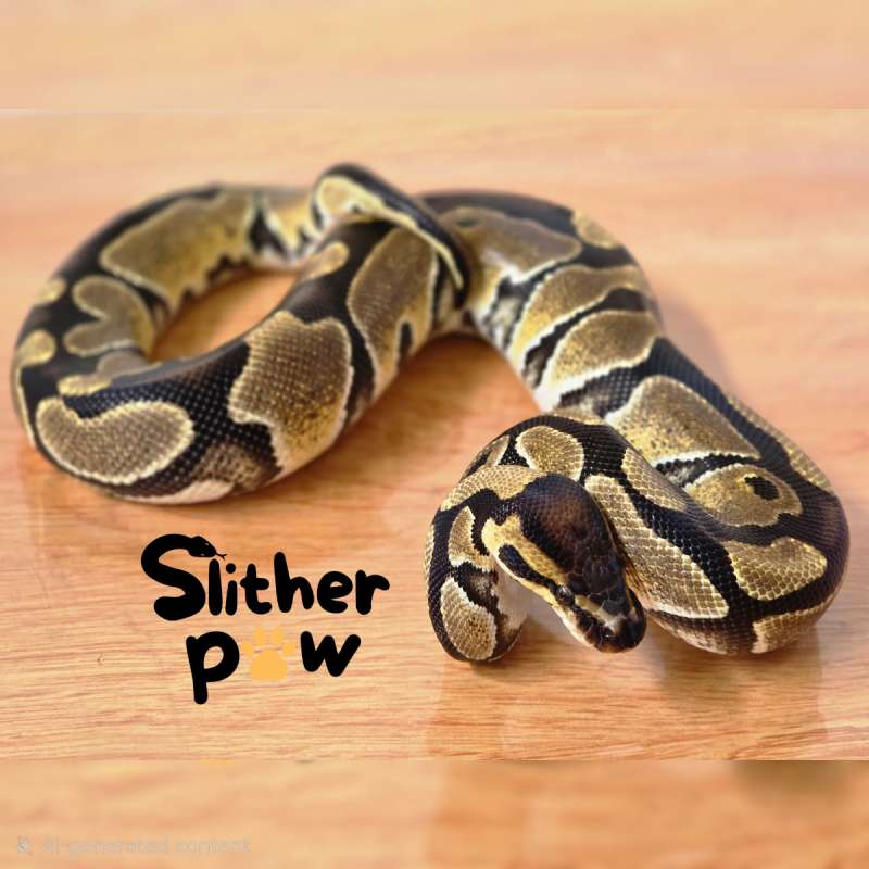 Female Normal Het Clown Ball Python