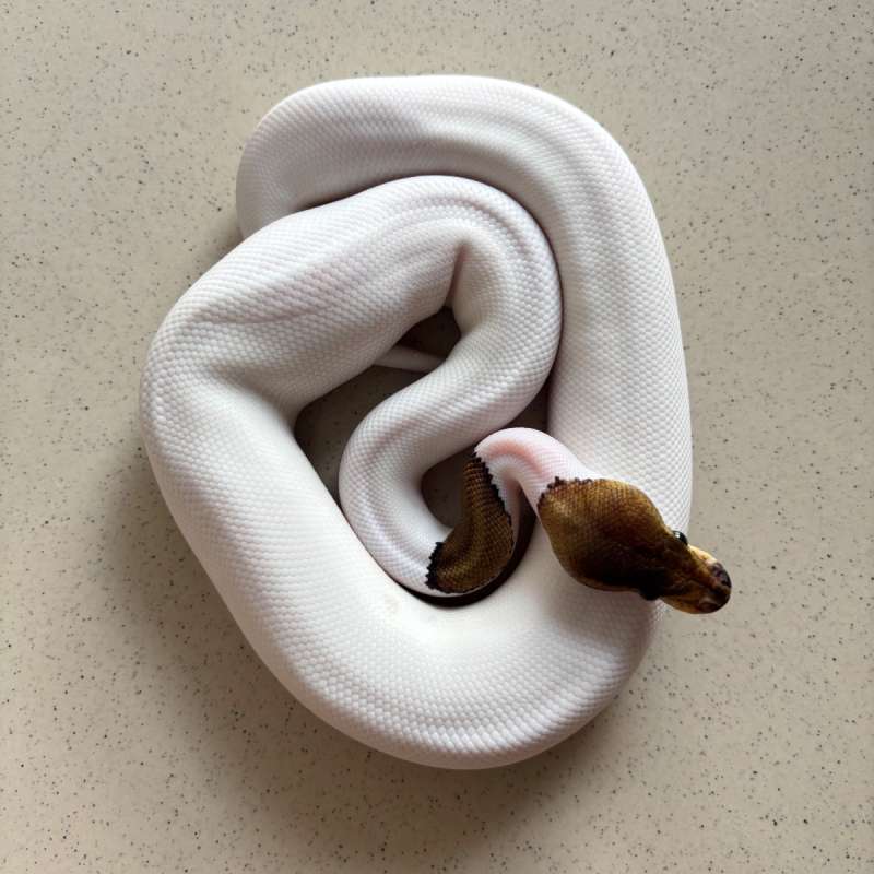 M woma cinnamon pied hi white PH hypo (juve)