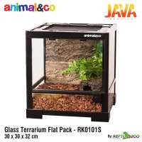 Animal&co Glass Terrarium 30x30x32cm by Reptizoo RK0101S